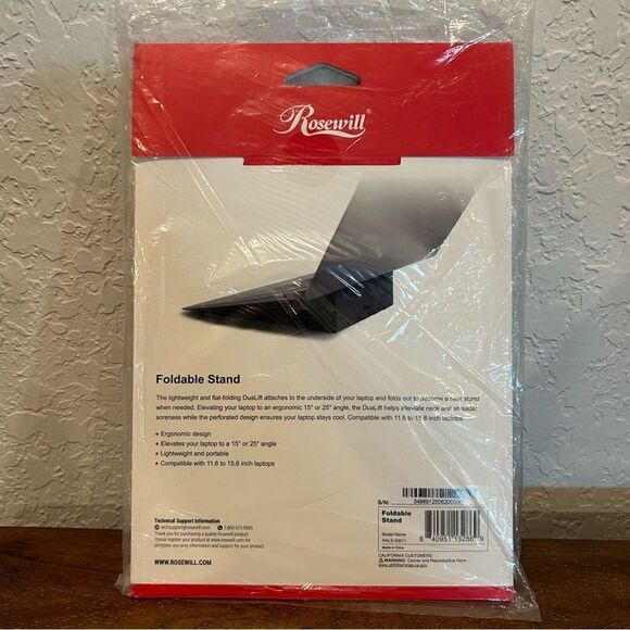 New, Rosewill DuaLift Adjustable Laptop Stand Ergonomic Series - Picture 5 of 5